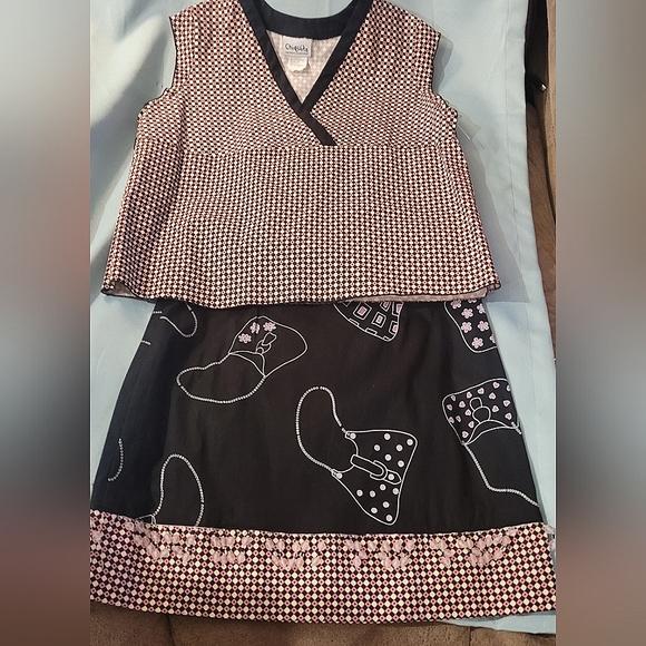 Girls Chiquita size 14/16 sleeveless top & skirt set - Picture 2 of 4